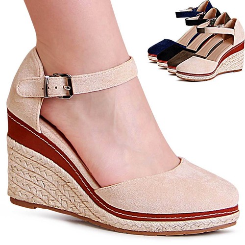 Damen keilabsatz sandalen - keilabsatz,