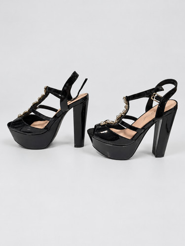 Tulipano black damen plateau - black,