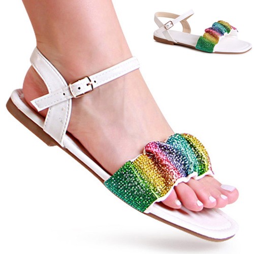 Damenschuhe glitzer sandalen - glitzer,