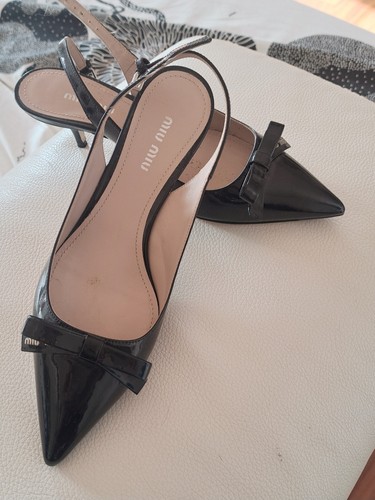 Miumiu schuhe lack schwarz - miumiu,