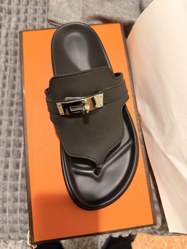 Hermès sandalen zehentrenner - hermès,