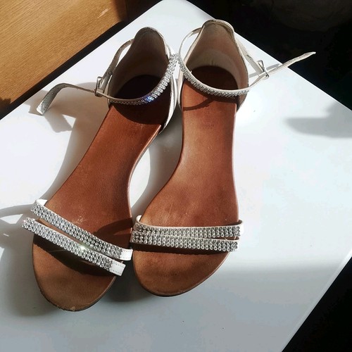 Damen sandalen 39 weiß - gr.,