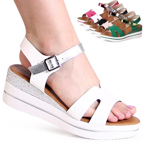 Damen keilabsatz sandalen - damen,